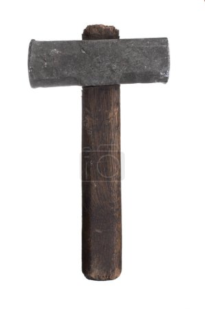 Photo for Big old hammer on a white background - Royalty Free Image