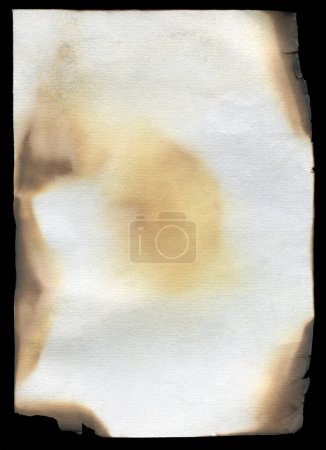 Photo for Texture of old burnt paper background - Royalty Free Image