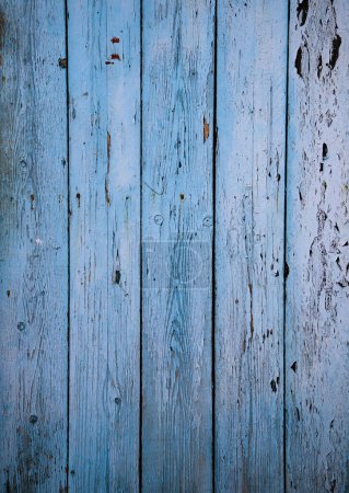 Téléchargez les photos : Bleu peint fond texture en bois - en image libre de droit