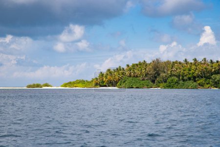 Téléchargez les photos : Île tropicale verte dans la mer - en image libre de droit
