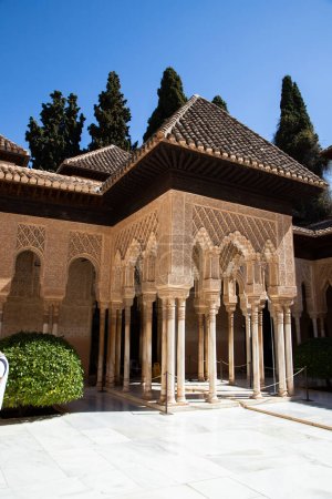 Téléchargez les photos : Ancienne forteresse arabe Alhambra Grenade Espagne - en image libre de droit