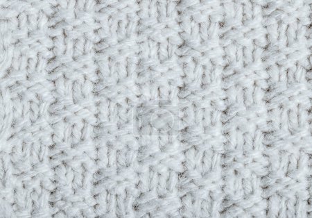 Photo for Close up of knitted wool texture  hygge concept - Royalty Free Image
