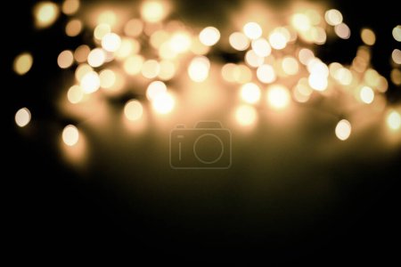 Foto de Coloridas luces de Navidad fondo de vacaciones - Imagen libre de derechos