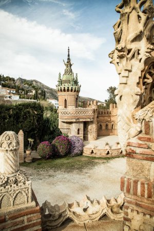Photo for Colomares castle in Benalmadena, dedicated of Christopher Columbus - Spain - Royalty Free Image