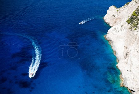Foto de Playa Navagio con el famoso barco naufragado en Zante, Grecia - Imagen libre de derechos