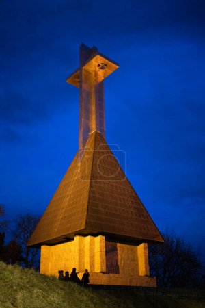 Photo for Cluj-napoca at night Belvedere - Royalty Free Image
