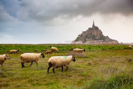 Foto de Mont Saint-Michel, Basse-Normandie, Francia - Imagen libre de derechos