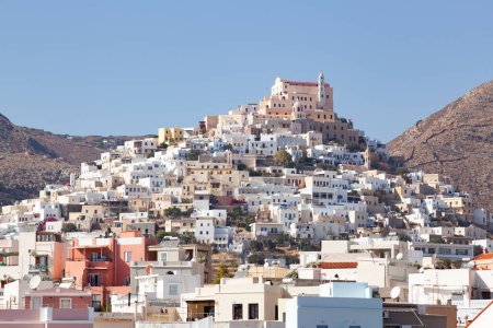 beautiful island of Syros  Greece -  travel destination - Greek islands