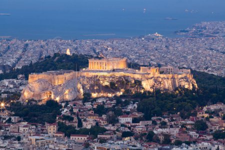die Akropolis in Athen, Attika, Griechenland 