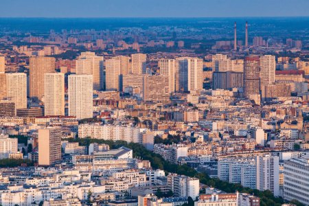 Foto de Vista aérea de París Francia - Imagen libre de derechos