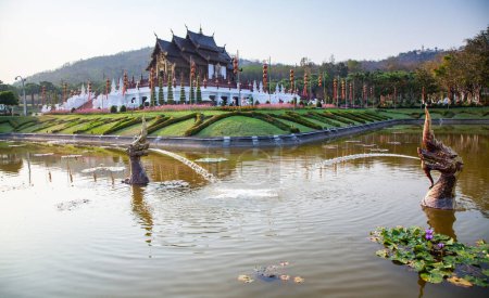 Foto de Royal Flora Ratchaphruek Park, Chiang Mai, Tailandia - Imagen libre de derechos
