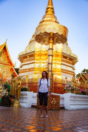 Photo for Wat Phra That Doi Suthep Buddhist temple in Chiang Mai, Thailand - Royalty Free Image