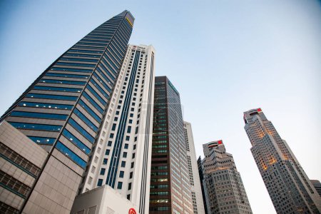 Photo for Skyscrapers in Singapore financial district - Royalty Free Image