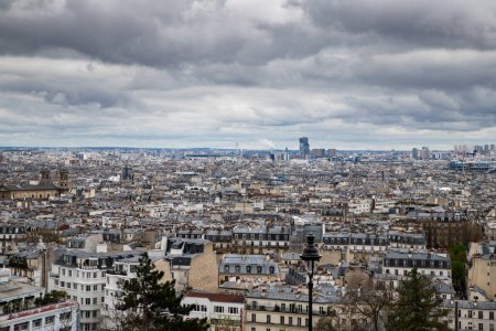 Photo for Earial view over Paris, France - Royalty Free Image