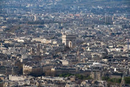Foto de Vista earial sobre París, Francia - Imagen libre de derechos