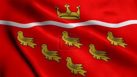 Flag of East Sussex-stock-photo
