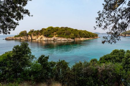 Photo for Beautiful Landscape of Agia Paraskevi island, Perdika, Sivota, Greece - Royalty Free Image