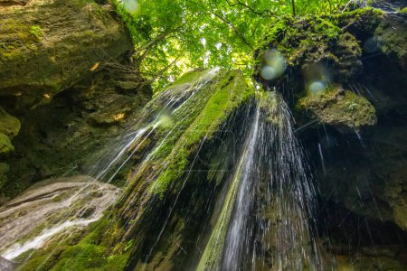 Photo for Waterfall in Eastern Serbia with tufa limestones - near Majdanpek - Royalty Free Image