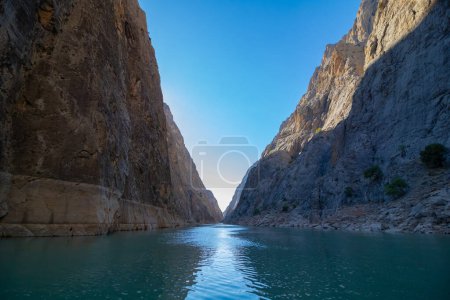 Vue de Dark Canyon alias Karanlik Kanyon à Erzincan Turkiye. Visite Turkiye concept photo.