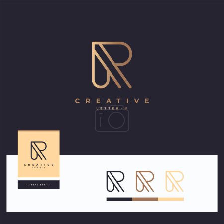 Buchstabe r Logotyp Designs