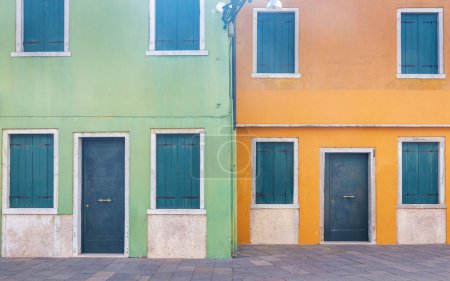 Photo for Colorful houses on The Burano island near Venice, Italy, Europe. - Royalty Free Image