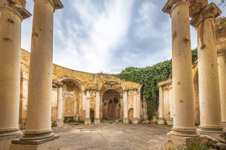 Téléchargez les photos : Eglise de Sant'Ignazio à Mazara del Vallo, ville dans le sud-ouest de la Sicile, Italie, Europe. - en image libre de droit