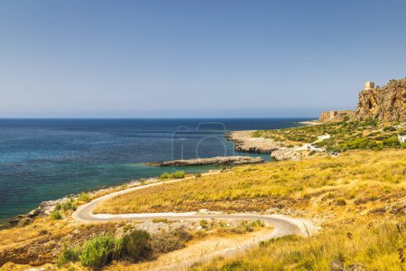 Foto de La costa del mar en el noroeste de Sicilia. - Imagen libre de derechos