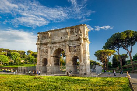 Photo for ROME, ITALY - MAY 9, 2022: The Arch of Constantine in the centre of the city of Rome, Italy, Europe. - Royalty Free Image