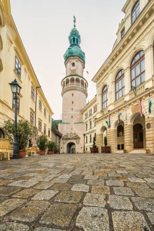 Feuerwachtturm in Sopron, Ungarn, Europa.