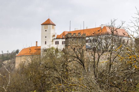 Castillo de Bitov en la región de Znojmo en Moravia del Sur, República Checa, Europa.