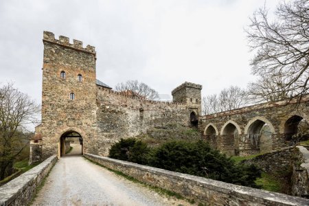 Bitov Castle in Znojmo region in South Moravia, Czech Republic, Europe.