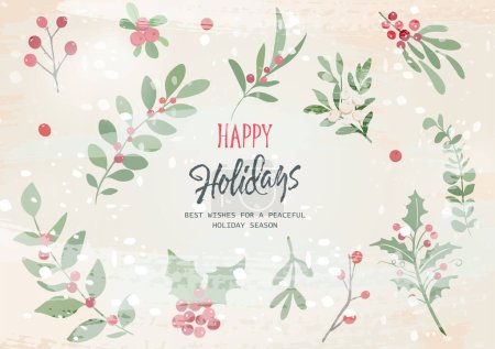 Illustration for Happy holiday background. Vector illustration - Royalty Free Image