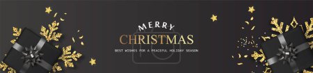 Illustration for Merry Christmas background, vector illustration - Royalty Free Image