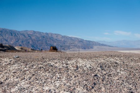 The Harmony Borax son restos antiguos de antiguos esfuerzos mineros en Death Valley, California.