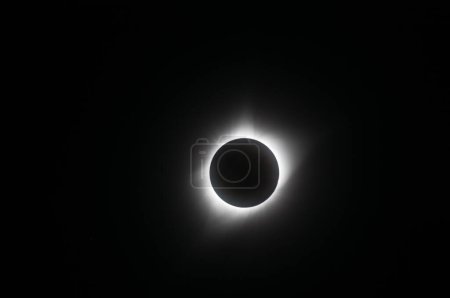 Telephoto shot of the Eclipsed sun during the great North American Eclispe of 2017.