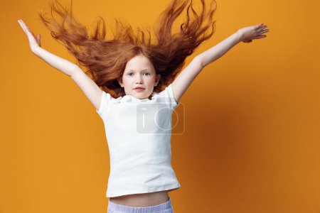Photo for Children childhood hair sweet little background person beauty female positive young portrait girl face fashion lifestyle cute healthy kid style - Royalty Free Image