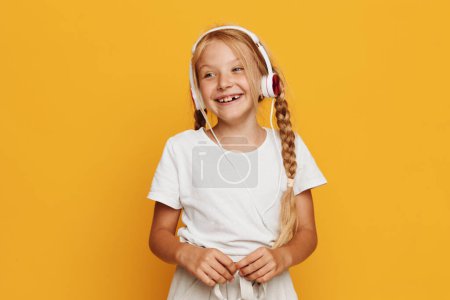 Photo for Carefree Moments: Capturing the Joy and Style of Young Girls in Colorful and Playful Portraits - Royalty Free Image