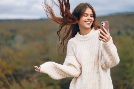 Mountain Woman: Embracing Natures Freedom, Adventures, and Selfies with her Smartphone