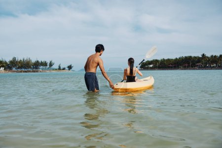 Photo for Adventure on the Water: A Fun-filled Tropical Kayaking Experience - Royalty Free Image
