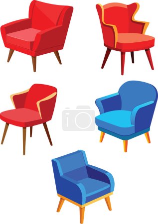 cómodos sillones modernos elementos para el diseño de interiores-