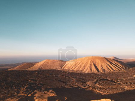 Photo for Amazing volcanic landscape of Timanfaya National Park. Lanzarote, Canary Islands, Spain. High quality photo - Royalty Free Image