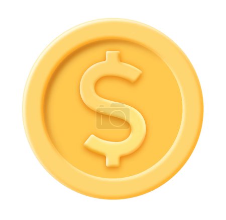Photo for Gold coin sign symbol icon - Royalty Free Image