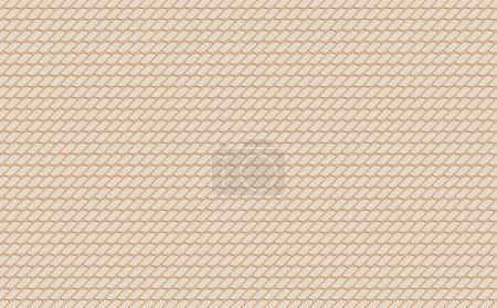 Illustration for Pattern Made of Ropes on Brown Background Textured. - Royalty Free Image