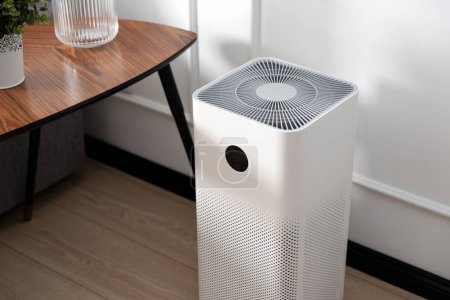 Air purifier, cleaner in living room, PM 2.5 dust protection