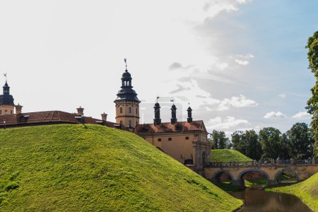 malerische Burg Neswisch in Weißrussland 