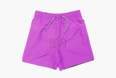 shorts for swimming on a white background isolated