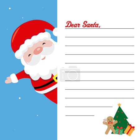 Photo for Letter for Santa Claus. Space for text. - Royalty Free Image