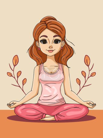 Tranquil Pose - Yoga Enthusiast Character