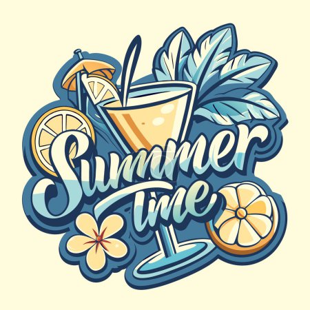 Summertime Vibes Cóctel refrescante con cítricos