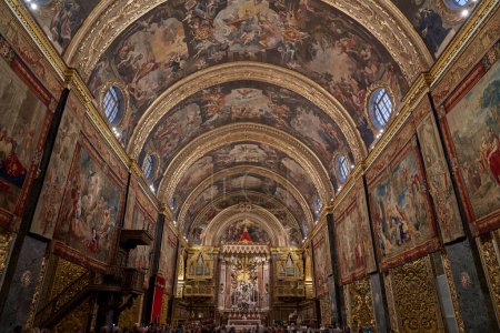 Téléchargez les photos : Belle cathédrale - Cathédrale catholique Construite à Malte - en image libre de droit